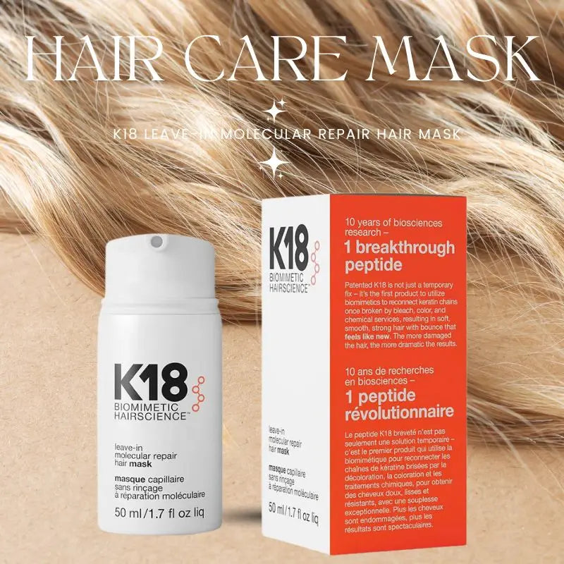 K18 Leave-In Molecular Repair Hair Mask – Deep Keratin Treatment (1 or 5pcs)